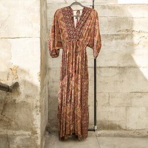 maxi batwing dress Ever-Pretty Inclusive Plus Size Chiffon Batwing Sleeve Dress for Mother of the Bride
